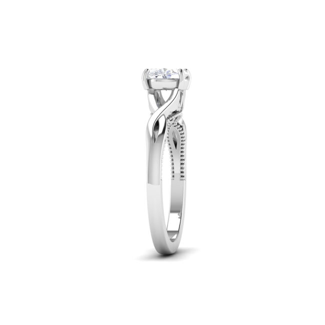 Captivating Aura: 0.8 Carat Diamond Captivating Glow in 18k Gold - Image 4