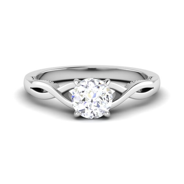 Captivating Aura: 0.8 Carat Diamond Captivating Glow in 18k Gold