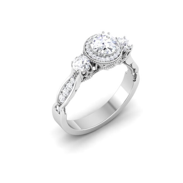Mystic Whispers: 0.6 Carat Diamond Mystic Elegance in 18k Gold