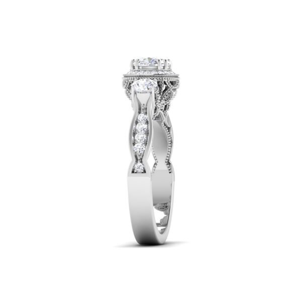 Mystic Whispers: 0.6 Carat Diamond Mystic Elegance in 18k Gold