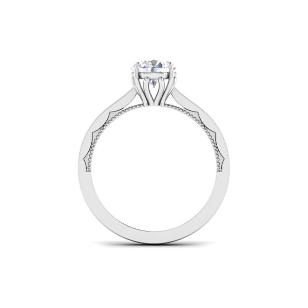 Majestic Harmony 1ct Diamond Engagement Ring in 18K Gold Dubai – Luxury Solitaire Ring UAE