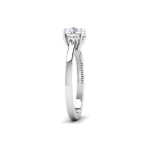 Majestic Harmony 1ct Diamond Engagement Ring in 18K Gold Dubai – Luxury Solitaire Ring UAE