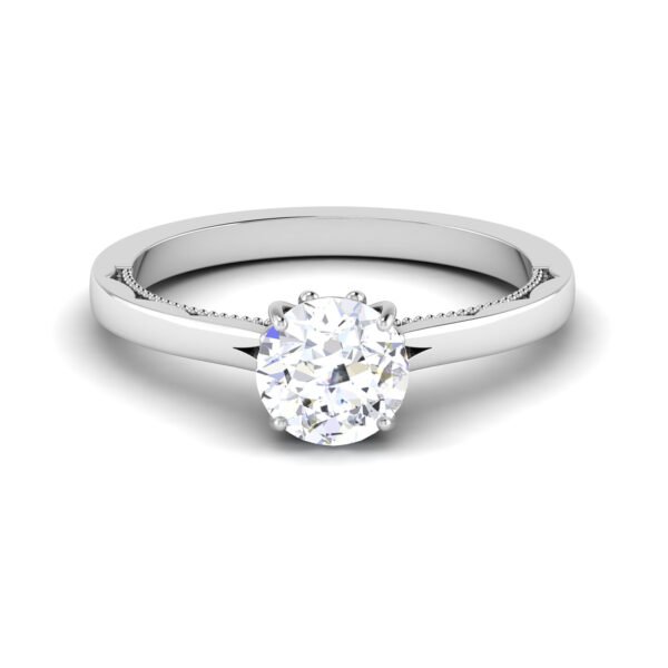 Majestic Harmony: 1 Carat Diamond Majestic Elegance in 18k Gold