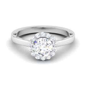 Whispering Moonlight: 0.8 Carat Diamond Ring, Enchanting Glow in 18k Gold