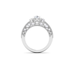 Stellar Melody: 0.8 Carat Diamond Ring, Captivating Harmony in 18k Gold