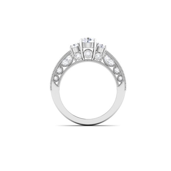 Stellar Melody: 0.8 Carat Diamond Ring, Captivating Harmony in 18k Gold