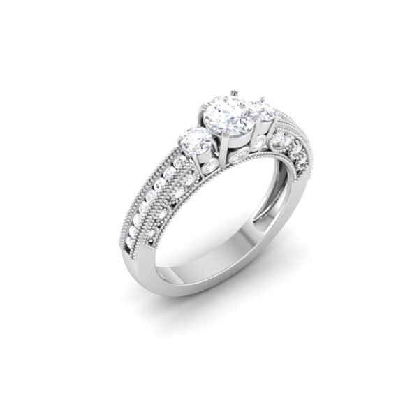 Stellar Melody: 0.8 Carat Diamond Ring, Captivating Harmony in 18k Gold