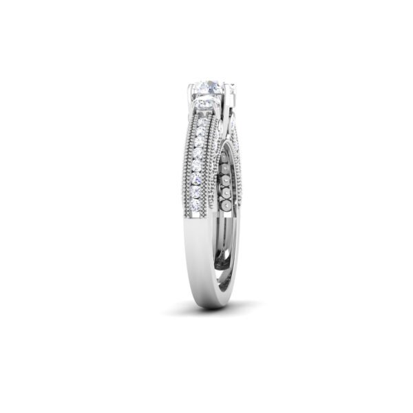 Stellar Melody: 0.8 Carat Diamond Ring, Captivating Harmony in 18k Gold