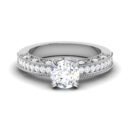 Jeweled Twilight: 0.8 Carat Diamond Ring, Spellbinding Brilliance in 18k Gold