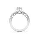 Jeweled Twilight: 0.8 Carat Diamond Ring, Spellbinding Brilliance in 18k Gold