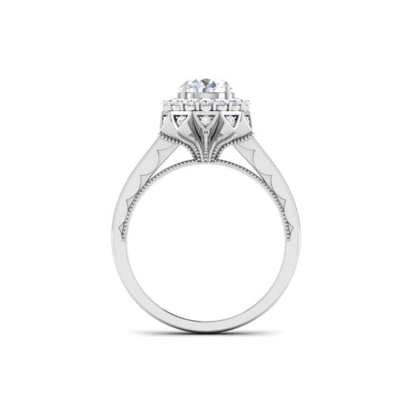 Dreamweaver's Delight: 0.8 Carat Diamond Ring, Ethereal Charm in 18k Gold - Image 2