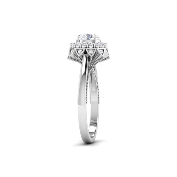 Dreamweaver's Delight: 0.8 Carat Diamond Ring, Ethereal Charm in 18k Gold - Image 4