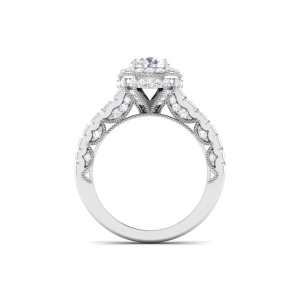 Rhapsody in Diamonds: 0.8 Carat Diamond Ring, Enchanting Harmony in 18k Gold