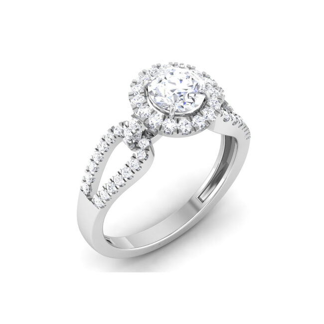 Enchanting Whispers: 0.7 Carat Diamond Ring, Captivating Elegance in 18k Gold - Image 2