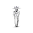 Enchanting Whispers: 0.7 Carat Diamond Ring, Captivating Elegance in 18k Gold