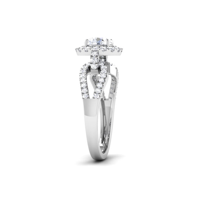 Enchanting Whispers: 0.7 Carat Diamond Ring, Captivating Elegance in 18k Gold - Image 3