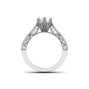 Harmony of Light: 0.8 Carat Diamond Ring, Captivating Radiance in 18k Gold