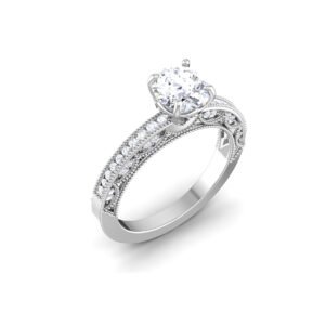 Cosmic Serenade: 0.8 Carat Diamond Ring, Celestial Charm in 18k Gold