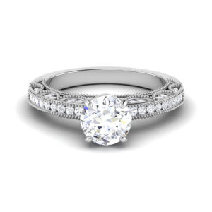 Cosmic Serenade: 0.8 Carat Diamond Ring, Celestial Charm in 18k Gold