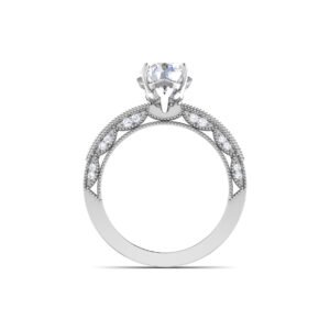 Enchanting Luster: 0.8 Carat Diamond Ring, Captivating Sparkle in 18k Gold