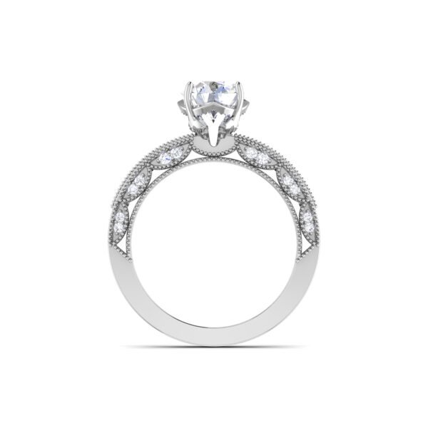 Enchanting Luster: 0.8 Carat Diamond Ring, Captivating Sparkle in 18k Gold