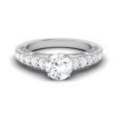 Enigmatic Gleam: 1 Carat Diamond Ring, Mesmerizing Glow in 18k Gold