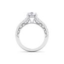 Enigmatic Gleam: 1 Carat Diamond Ring, Mesmerizing Glow in 18k Gold
