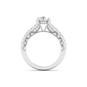 Enigmatic Gleam: 1 Carat Diamond Ring, Mesmerizing Glow in 18k Gold