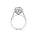 Ethereal Glow: 0.8 Carat Diamond Ring, Enchanting Radiance in 18k Gold