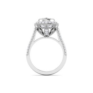 Ethereal Glow: 0.8 Carat Diamond Ring, Enchanting Radiance in 18k Gold
