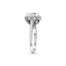 Ethereal Glow: 0.8 Carat Diamond Ring, Enchanting Radiance in 18k Gold