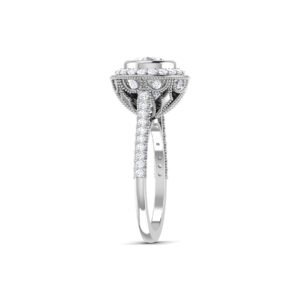 Ethereal Glow: 0.8 Carat Diamond Ring, Enchanting Radiance in 18k Gold