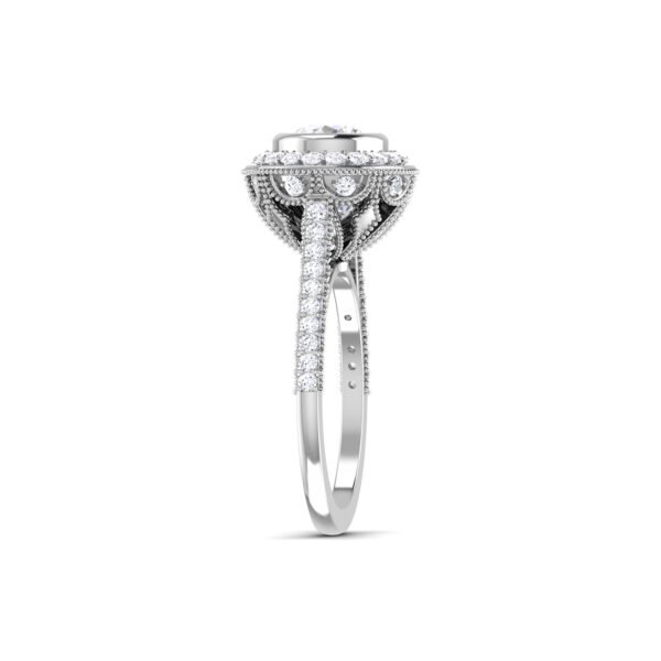 Ethereal Glow: 0.8 Carat Diamond Ring, Enchanting Radiance in 18k Gold - Image 4