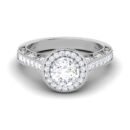 Enigmatic Gleam: 1 Carat Diamond Ring, Mesmerizing Glow in 18k Gold