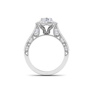 Enigmatic Gleam: 1 Carat Diamond Ring, Mesmerizing Glow in 18k Gold