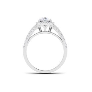 Radiant Sparkle: 0.8 Carat Diamond Ring, Exquisite Brilliance in 18k Gold