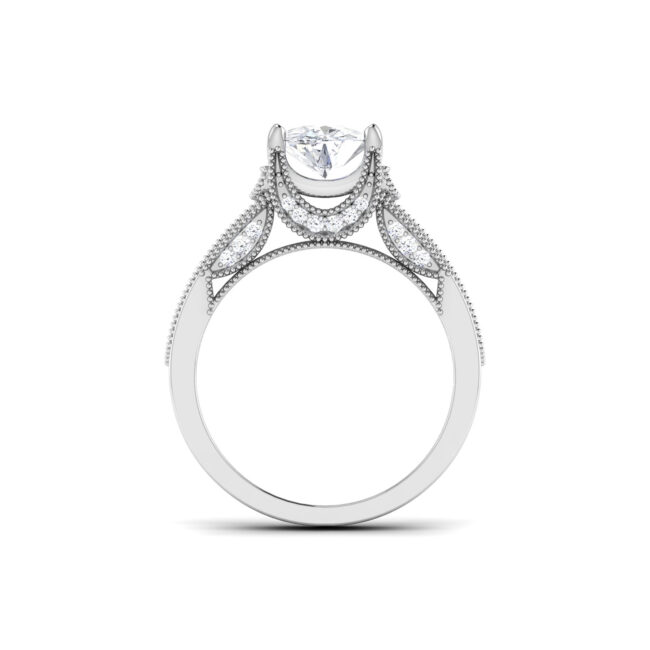 Imperial Splendor: 0.8 Carat Diamond Ring, Majestic Brilliance in 18k Gold - Image 2