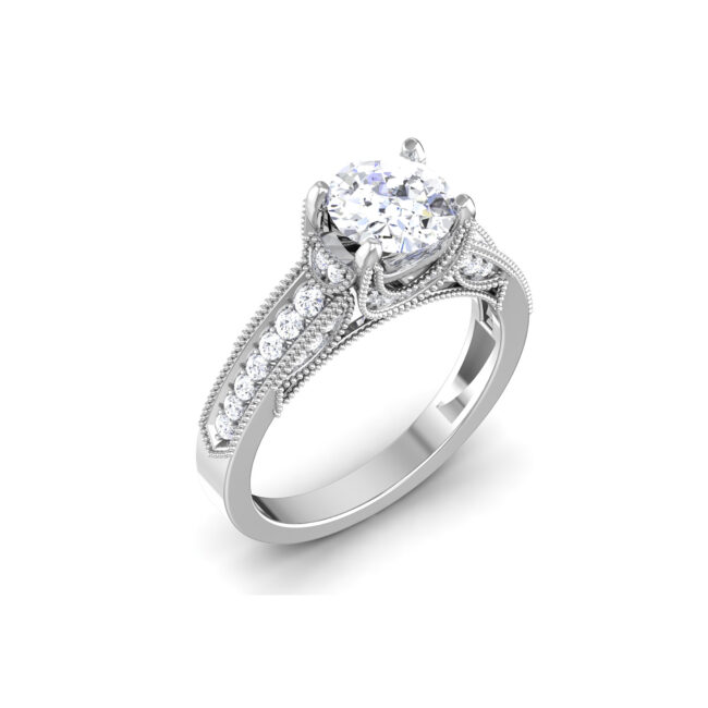 Imperial Splendor: 0.8 Carat Diamond Ring, Majestic Brilliance in 18k Gold - Image 3