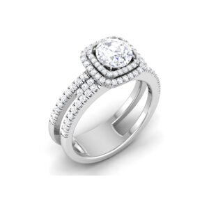Enchanting Luster: 1 Carat Diamond Ring, Mesmerizing Beauty in 18k Gold