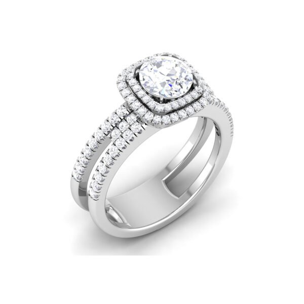 Enchanting Luster: 1 Carat Diamond Ring, Mesmerizing Beauty in 18k Gold
