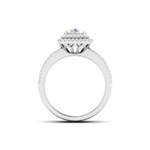 Enchanting Luster: 1 Carat Diamond Ring, Mesmerizing Beauty in 18k Gold