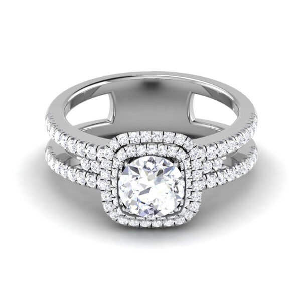 Enchanting Luster: 1 Carat Diamond Ring, Mesmerizing Beauty in 18k Gold