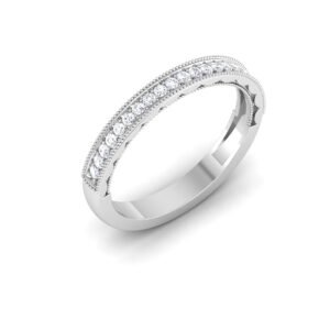 Half Eternity Diamond Ring 18K Gold Dubai – Harmony Gleam 0.21 Carat