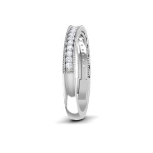 Half Eternity Diamond Ring 18K Gold Dubai – Harmony Gleam 0.21 Carat