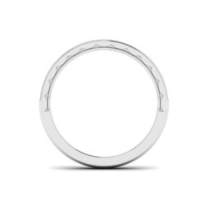 Half Eternity Diamond Ring 0.32 Carat in 18K Gold Dubai UAE | Luminescent Echo