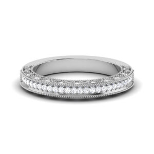 Diamond Symphony: 0.32 Carat Half Eternity Ring in 18k Gold