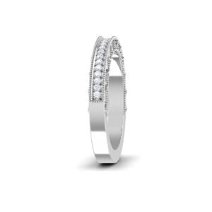 Half Eternity Diamond Ring 18K Gold Dubai – Diamond Symphony 0.32 Carat