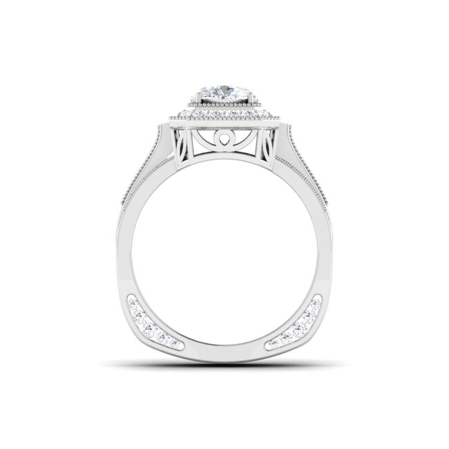 Eternal Radiance: 1 Carat Diamond Ring, Timeless Glamour in 18k Gold - Image 4