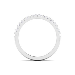 Eternal Enchantment: 0.29 cts Diamond Half Eternity Ring Timeless Allure in 18k Gold