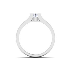 Celestial Promise: 0.25 ct Diamond Engagement Ring, Heavenly Vow in 18k Gold